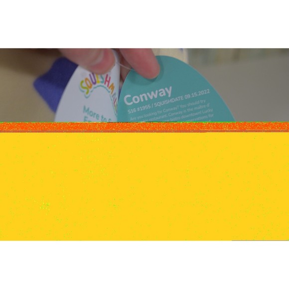 Squishmallows 16" Conway The Purple Spotted Highland Cow Plush NWT - Picture 11 of 11